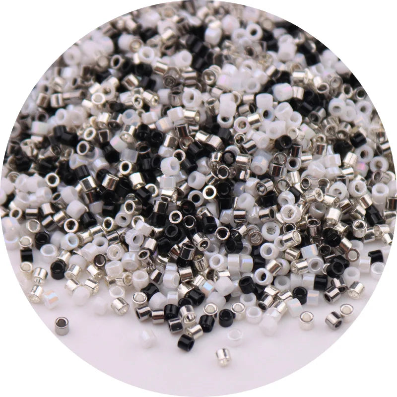 1000pcs 11/0 1.6mm Metallic Glass Beads Antique Bronze Uniform Spacer Seedbeads Charm for Bracelet Jewelry Making